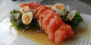 Ensalada de wakame y salmón Celia Jiménez Arena Snack Bar